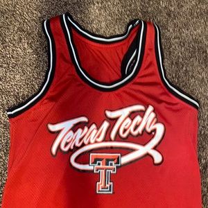 Red Texas Tech Basketball Jersey